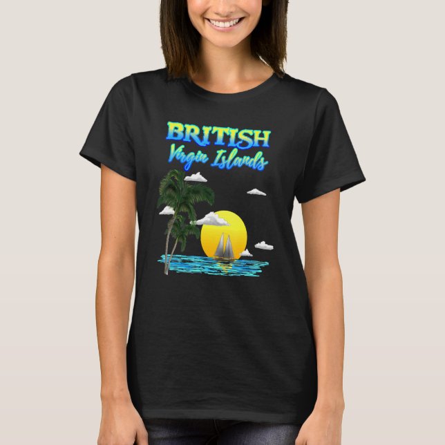 British Virgin Islands Sunset T-Shirt (Front)