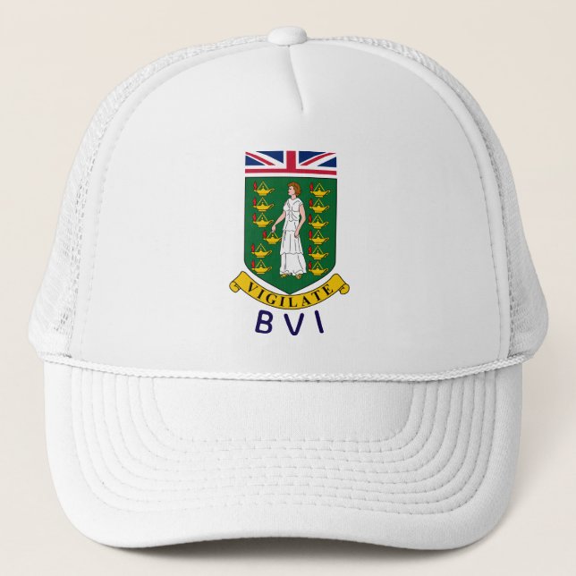British Virgin Islands Trucker Hat (Front)