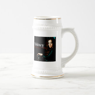 Britney Christian CD Cover Beer Stein