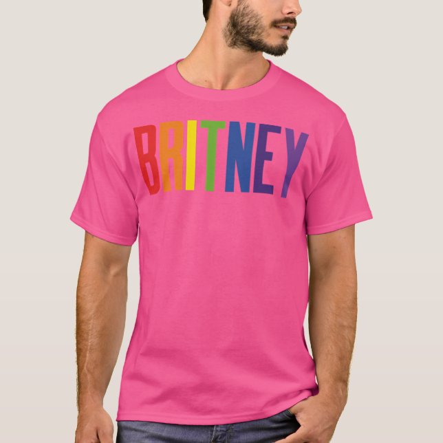 Britney Pride Rainbow T-Shirt (Front)