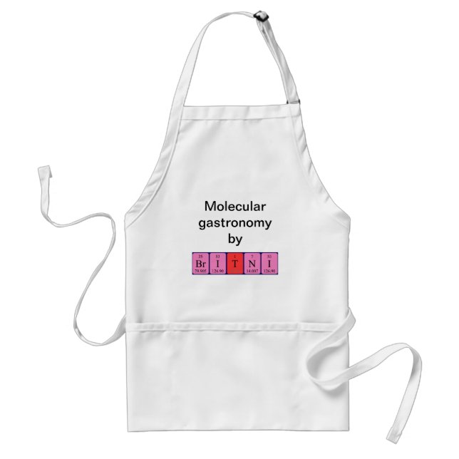 Britni periodic table name apron (Front)