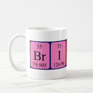 Britni periodic table name mug