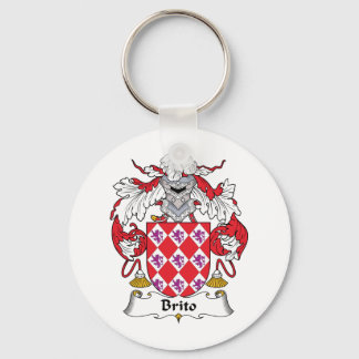 Brito Family Crest Key Ring
