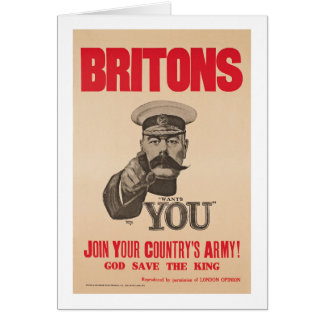 Britons Lord Kitchener Wants You WWI Propaganda