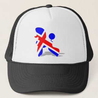 Britt poodle trucker hat