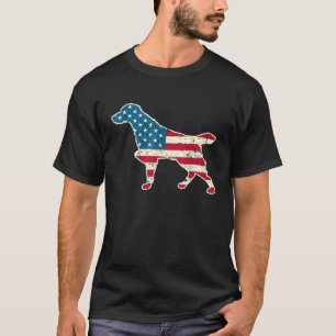Brittany 4th of July Men Women USA American Flag D T-Shirt