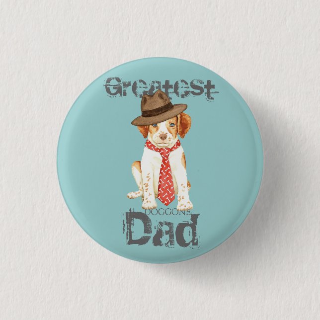 Brittany Dad 3 Cm Round Badge (Front)