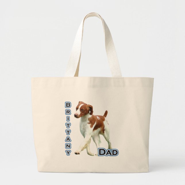 Brittany Dad 4 Large Tote Bag (Front)