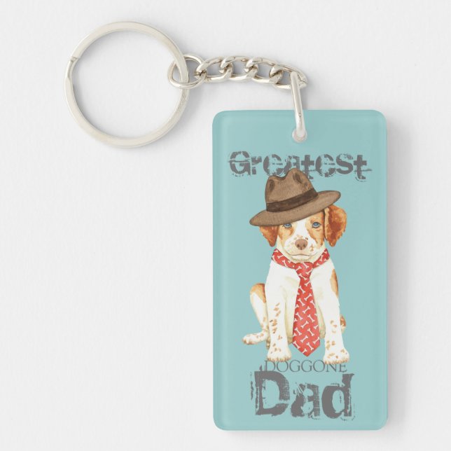 Brittany Dad Key Ring (Front)