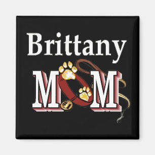 Brittany Dog MOM Magnet