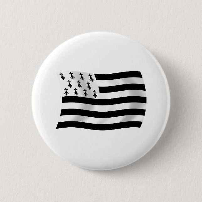 Brittany Flag Button (Front)