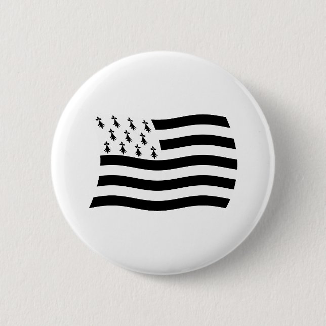 Brittany Flag Button (Front)