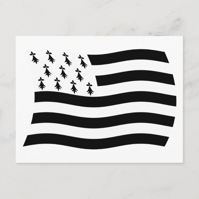 Brittany Flag Postcard (Front)