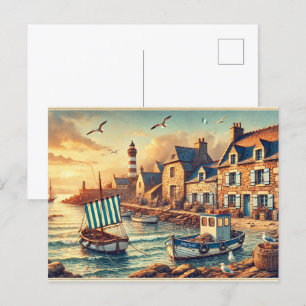 Brittany, France postcards
