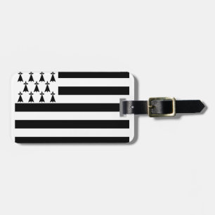 Brittany (Gwenn-ha-du) flag Luggage Tag