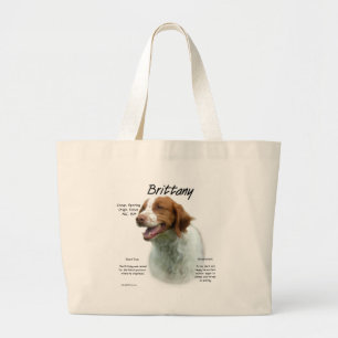 Brittany History Design Large Tote Bag
