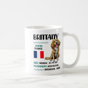 Brittany Origin Funny Brittany Dog Lover  Coffee Mug