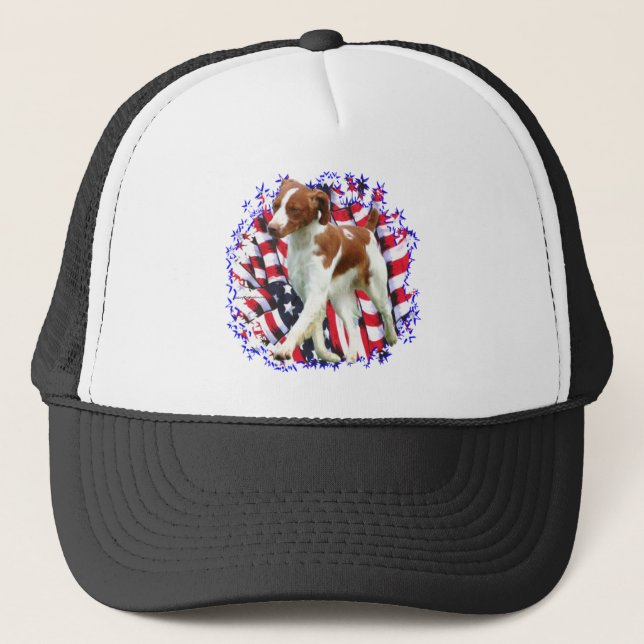 Brittany Patriot Trucker Hat (Front)