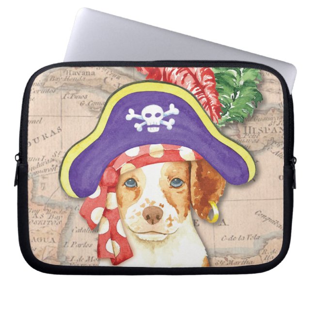 Brittany Pirate Laptop Sleeve (Front)