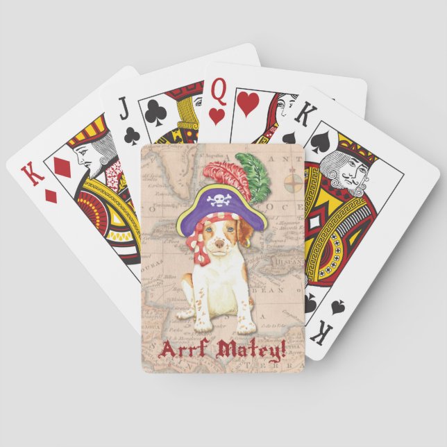 Brittany Pirate Playing Cards (Back)