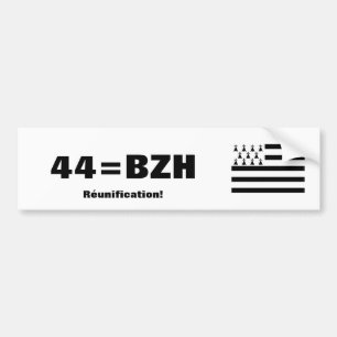 Brittany Reunification bumper sticker