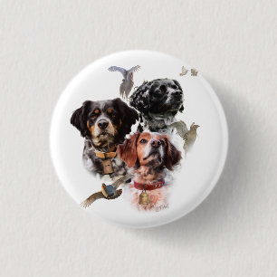 Brittany Spaniel 3 Cm Round Badge