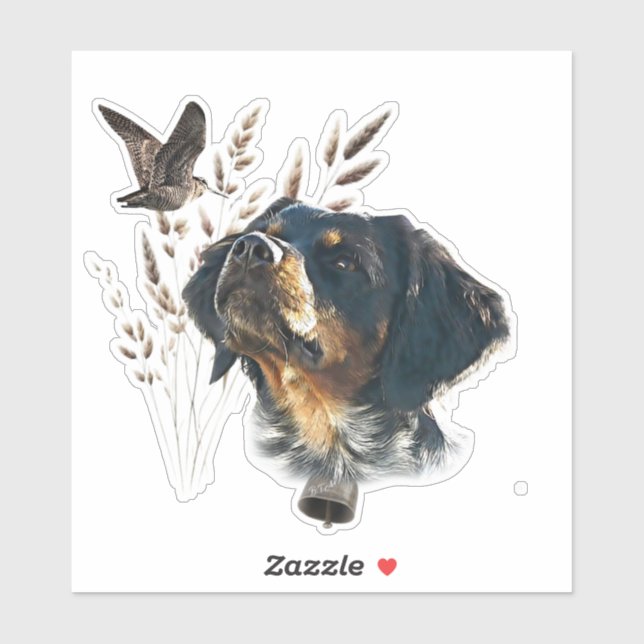 Brittany Spaniel and woodcock  (Sheet)