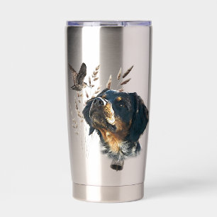 Brittany Spaniel and woodcock Insulated Tumbler