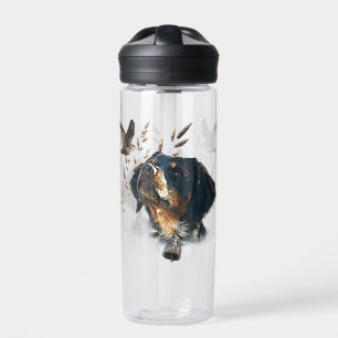 Brittany Spaniel and woodcock  Water Bottle