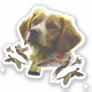 Brittany Spaniel Art ,