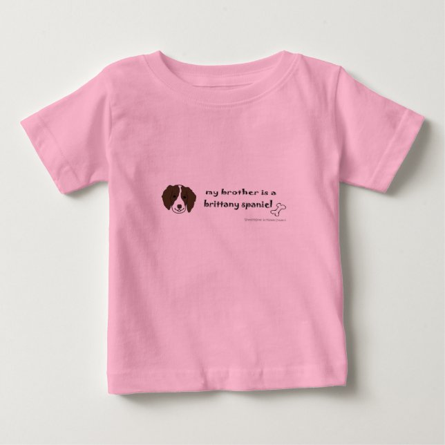 brittany spaniel baby T-Shirt (Front)