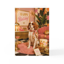 Brittany Spaniel Birthday Card