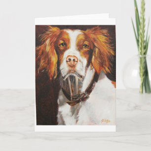 Brittany Spaniel Card