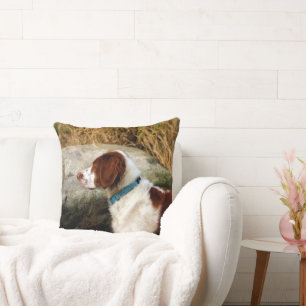 Brittany Spaniel - Copper Cushion