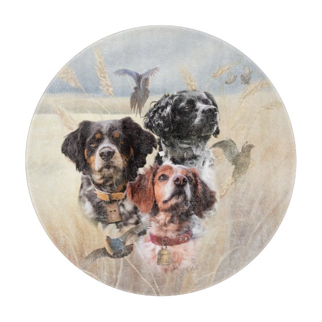 Brittany Spaniel Cutting Board (Front)