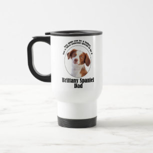 Brittany Spaniel Dad Travel Mug