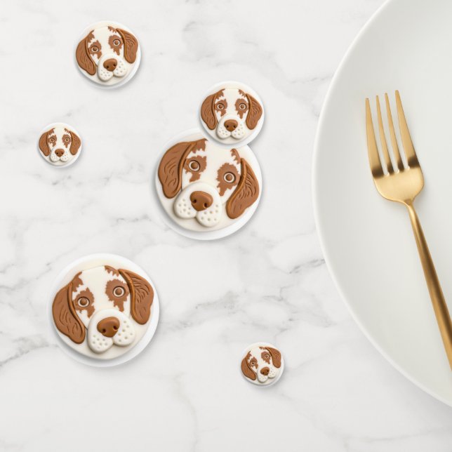 Brittany Spaniel Dog 3D Inspired Confetti (Group)
