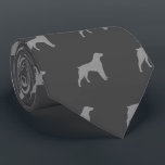 Brittany Spaniel Dog Breed Silhouettes Pattern Tie<br><div class="desc">This original Brittany Spaniels pattern neck tie makes a great gift for dog dads! Available in a variety of colours, this cool tie makes a statement for anyone who loves a Brittany. An awesome gift for the guy who wears a tie for business, or for special events like holiday programs,...</div>