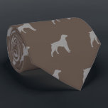 Brittany Spaniel Dog Breed Silhouettes Pattern Tie<br><div class="desc">This original Brittany Spaniels pattern neck tie makes a great gift for dog dads! Available in a variety of colours, this cool tie makes a statement for anyone who loves a Brittany. An awesome gift for the guy who wears a tie for business, or for special events like holiday programs,...</div>