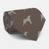 Brittany Spaniel Dog Breed Silhouettes Pattern