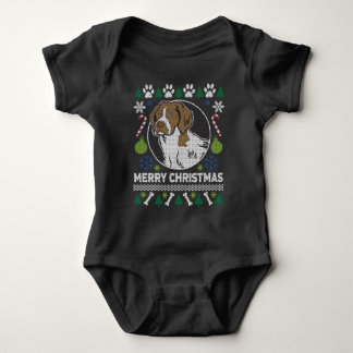 Brittany Spaniel Dog Breed Ugly Christmas Sweater