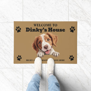 Brittany Spaniel Dog Doormat