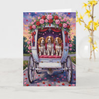 Brittany Spaniel Dog Valentine's Day 