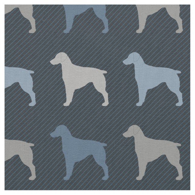 Brittany Spaniel Fabric (Close Up)