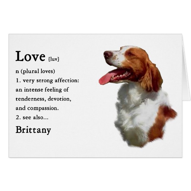 Brittany Spaniel Gifts (Front Horizontal)