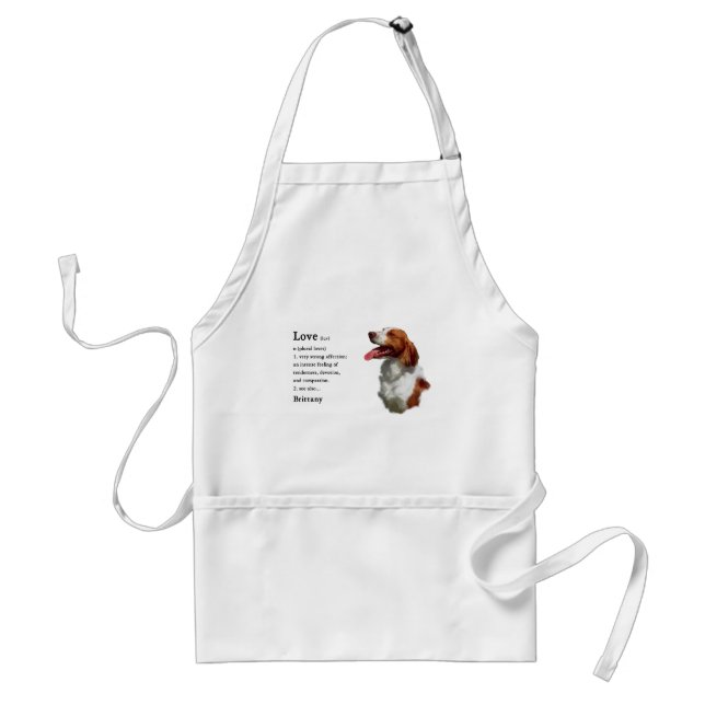 Brittany Spaniel Gifts Standard Apron (Front)