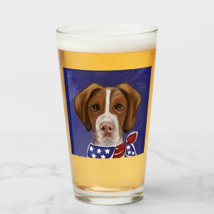 Brittany  Spaniel  Glass