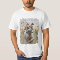 Brittany Spaniel hunting quail , Art   