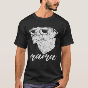 Brittany Spaniel Mama Mum Vintage T-Shirt