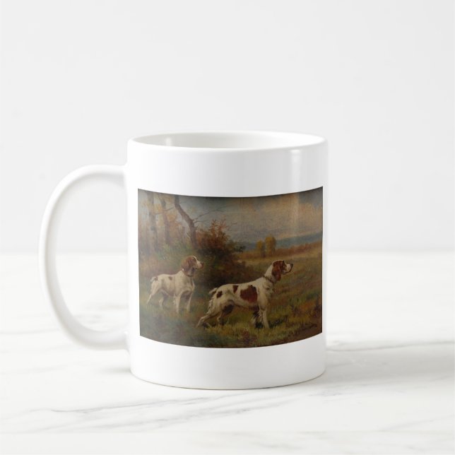 brittany spaniel mug (Left)